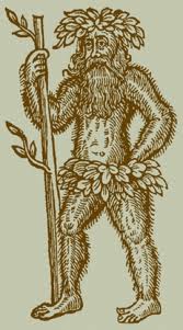An early image of a wildman of the woods or "woodwose."