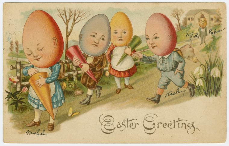 egghead easter greetings