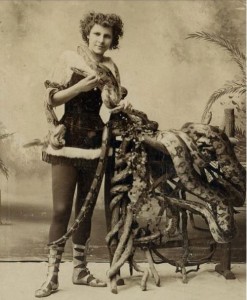An unknown Victorian-era snake charmer. From The Cult of Weird