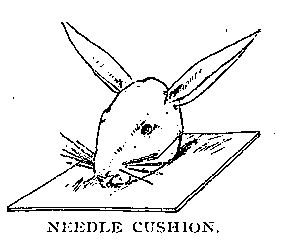 rabbit pin cushion