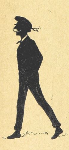 man in black silhouette