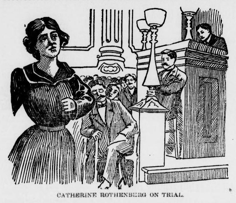 The Witch of Leadville, Catherine Rothenberg on trial